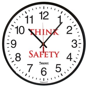 /products/Safety Message Quartz Wall Clock