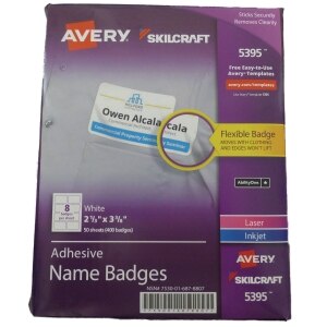 /products/SKILCRAFT®/AVERY® Adhesive Name Badges