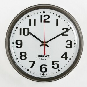 /products/Electric Wall Clock - Slimline Plastic Frame
