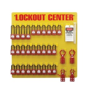 /products/SKILCRAFT® Lockout Tagout Station - 28 Padlocks - Stocked