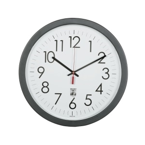 /products/Self-Set Wall Clock - Plastic Contemporary Frame