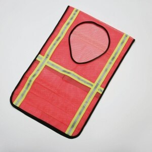 /products/High Visibility Safety Vest, Extra-Long Back, Orange, Yellow and Silver Reflective Tape