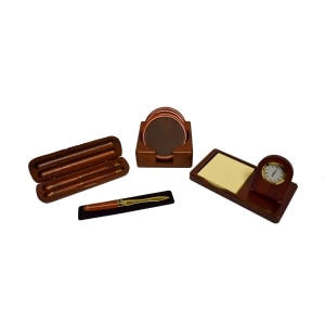 /products/Rosewood Desk Set
