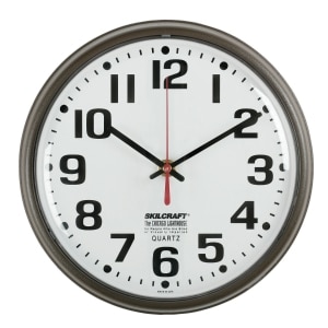 /products/Quartz Wall Clock - Slimline Plastic Frame
