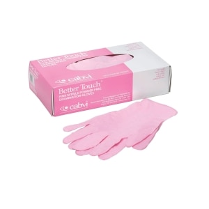 /products/Pink Nitrile Powder-Free Exam Gloves