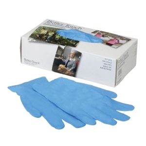 /products/Blue Nitrile Exam Gloves - DHS/TSA Approved