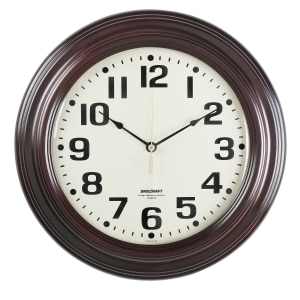 /products/Quartz Wall Clock - Hardwood Round
