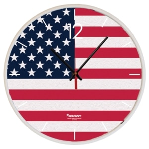 /products/American Flag Quartz Wall Clock