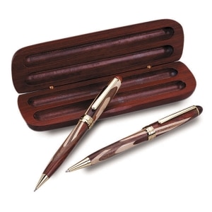 /products/Inpuria Tri-Wood Ballpoint Pen and Pencil Set