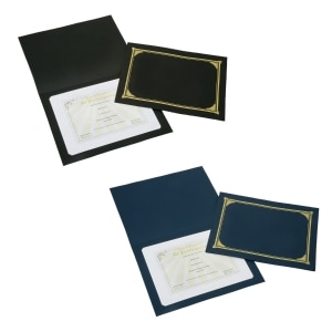 /products/Gold Foil Stamped Certificate Document Cover