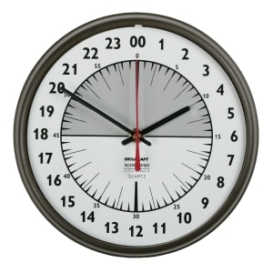 /products/Quartz Wall Clock - 24-Hour Slimline - Plastic Frame